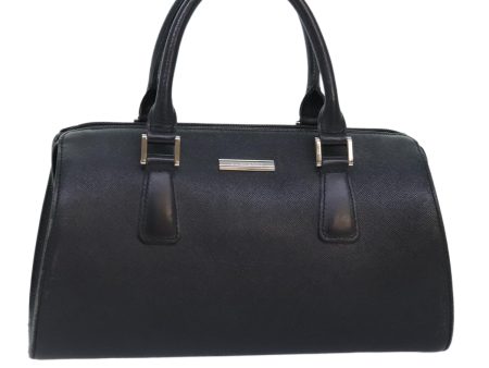 BURBERRY Hand Bag Leather Black SilverNew ep5789 Sale