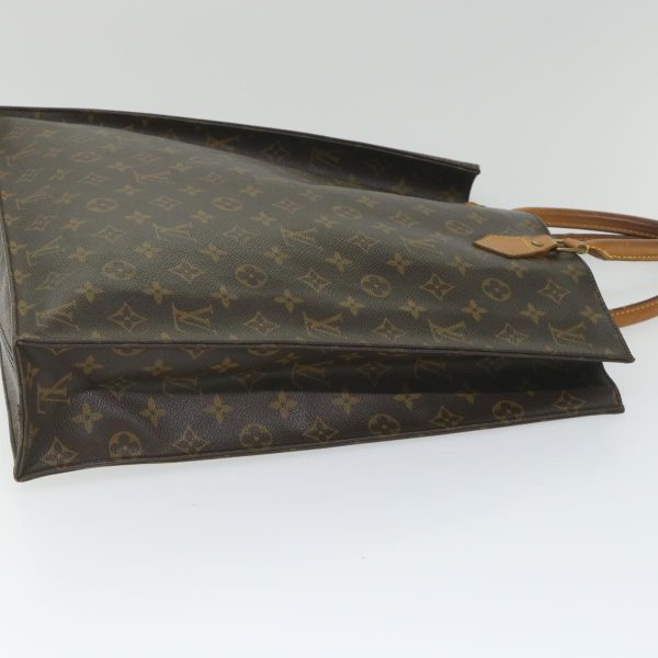 LOUIS VUITTON Monogram Sac Plat Hand Bag M51140  56866 Online now