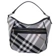 BURBERRY Nova Check Blue Label Hand Bag Canvas 2way Black WhiteNew yk13730 on Sale