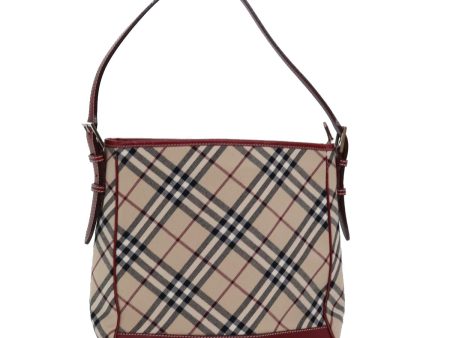 BURBERRY Nova Check Blue Label Shoulder Bag Canvas BeigeNew ki4567 Fashion