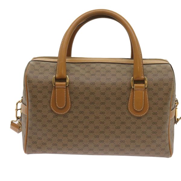 GUCCI Micro GG Supreme Mini Boston Bag PVC 2way Beige 002 115 0165 ki4270 For Cheap