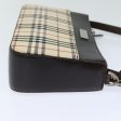 BURBERRY Nova Check Hand Bag Canvas BeigeNew 81919 For Sale