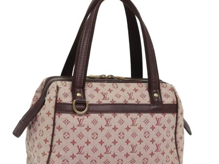 LOUIS VUITTON Monogram Mini Josephine PM Hand Bag Red M92216  78198 Supply