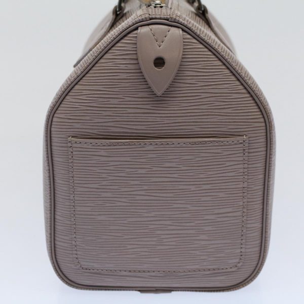 LOUIS VUITTON Epi Speedy 25 Hand Bag Gray Lilac M4301B  59510 Cheap