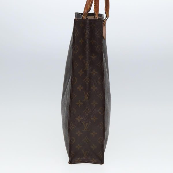 LOUIS VUITTON Monogram Sac Plat Hand Bag M51140  80046 Discount