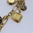 LOUIS VUITTON Porte Cles Cabochon Key Holder Gold M66001  ac3106 Sale