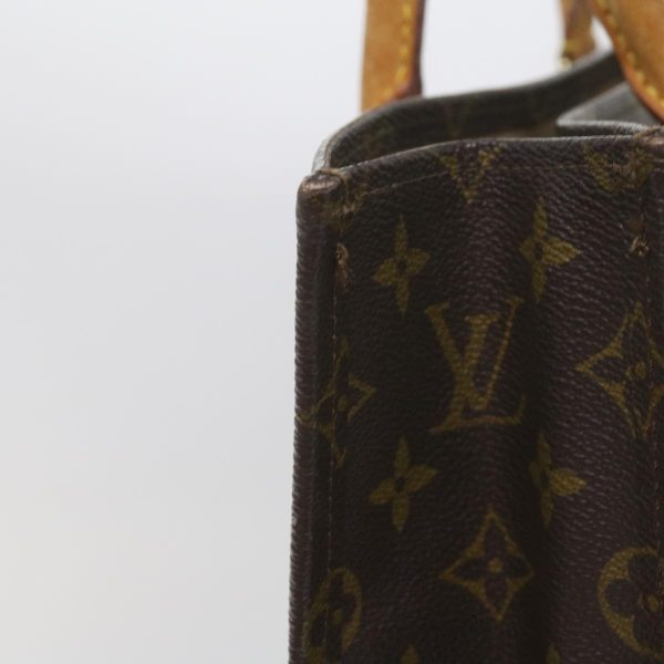 LOUIS VUITTON Monogram Sac Plat Hand Bag M51140  59895 For Sale