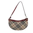 BURBERRY Nova Check Blue Label Hand Bag Beige RedNew ti1760 Online