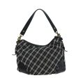 BURBERRY Nova Check Blue Label Hand Bag Nylon BlackNew 81944 Sale