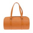 LOUIS VUITTON Epi Soufflot Hand Bag Orange Mandarin M5222H  59682A Online Hot Sale