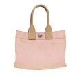 BURBERRY Blue Label Hand Bag Canvas Pink BeigeNew ti1990 For Sale