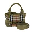 BURBERRY Nova Check Hand Bag Canvas 2way BeigeNew yk13354 For Cheap