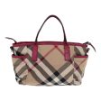 BURBERRY Nova Check Hand Bag Canvas 2way Beige GoldNew 88617 Discount