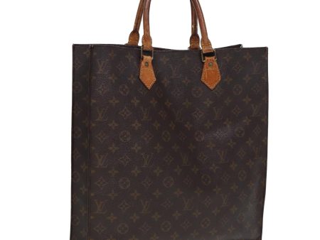 LOUIS VUITTON Monogram Sac Plat Hand Bag M51140  80046 Discount