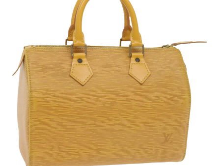 LOUIS VUITTON Epi Speedy 25 Hand Bag Tassili Yellow M43019  60550 Online Hot Sale