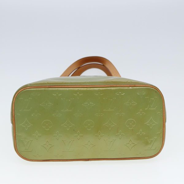 LOUIS VUITTON Monogram Vernis Houston Hand Bag Baby Blue M91005  78212 Online Hot Sale