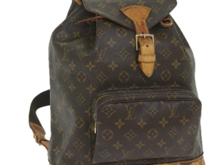 LOUIS VUITTON Monogram Montsouris GM Backpack M51135  60510 Online now