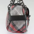 BURBERRY Nova Check Blue Label Chain Hand Bag Wool GrayNew 92080 For Discount