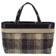 BURBERRY Hand Bag Wool Beige GoldNew bs19268 Cheap