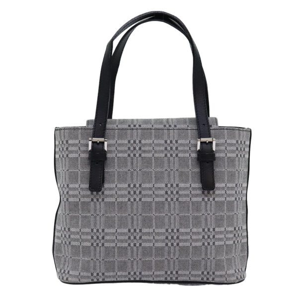 BURBERRY Hand Bag Canvas GrayNew 76479 For Discount