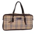 BURBERRY Nova Check Blue Label Hand Bag Canvas Beige BrownNew ti1764 Online Hot Sale