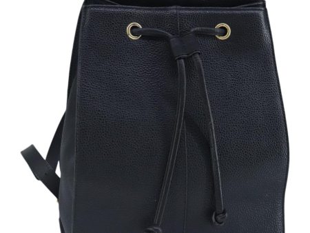 BURBERRY Backpack Leather Black GoldNew 97010 For Discount