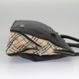 BURBERRY Nova Check Blue Label Hand Bag Canvas Black Beige SilverNew bs19370 For Discount