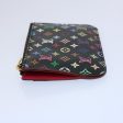 LOUIS VUITTON Multicolor Pochette Cles NM Coin Purse Black M60279  yk9520 Online