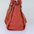 BURBERRY Blue Label Hand Bag Canvas 2way OrangeNew bs14381 Fashion