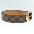 LOUIS VUITTON Damier Ebene Ceinture Ellipse Belt 27.6 -35.4  M6995 Auth ar10898 on Sale