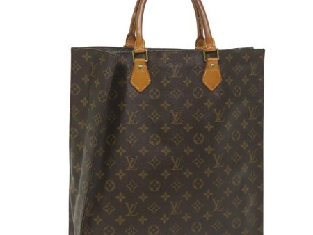 LOUIS VUITTON Monogram Sac Plat Hand Bag M51140  56866 Online now