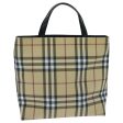 BURBERRY Nova Check Hand Bag Beige BlackNew yk15505 Supply