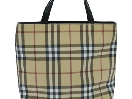 BURBERRY Nova Check Hand Bag Beige BlackNew yk15505 Supply