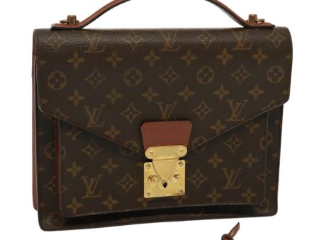 LOUIS VUITTON Monogram Monceau 28 Hand Bag 2way M51185  78303 Sale