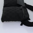 GUCCI GG Canvas Waist bag Black 28566 bs15213 For Sale