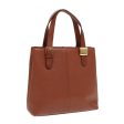 BURBERRY Hand Bag Leather Brown GoldNew hk1566 Fashion