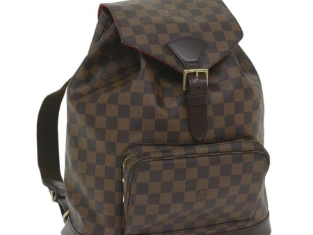 LOUIS VUITTON Damier Ebene Montsouris GM Backpack N51139  am5291A Online Hot Sale