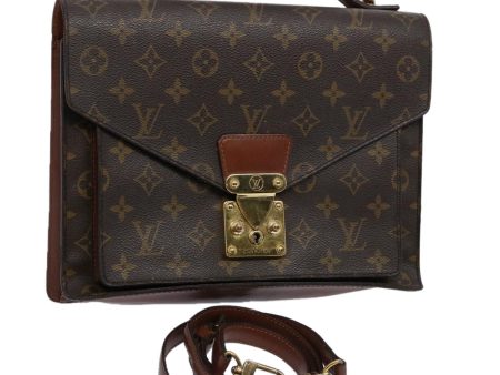 LOUIS VUITTON Monogram Monceau 28 Hand Bag 2way M51185  60751 For Sale