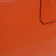 BURBERRY Hand Bag Leather OrangeNew 84243 For Sale