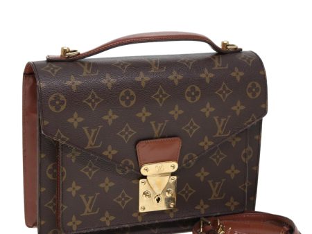 LOUIS VUITTON Monogram Monceau 28 Hand Bag 2way M51185  79898 Online