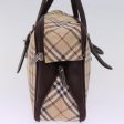 BURBERRY Nova Check Blue Label Hand Bag Canvas Beige BrownNew ti1764 Online Hot Sale