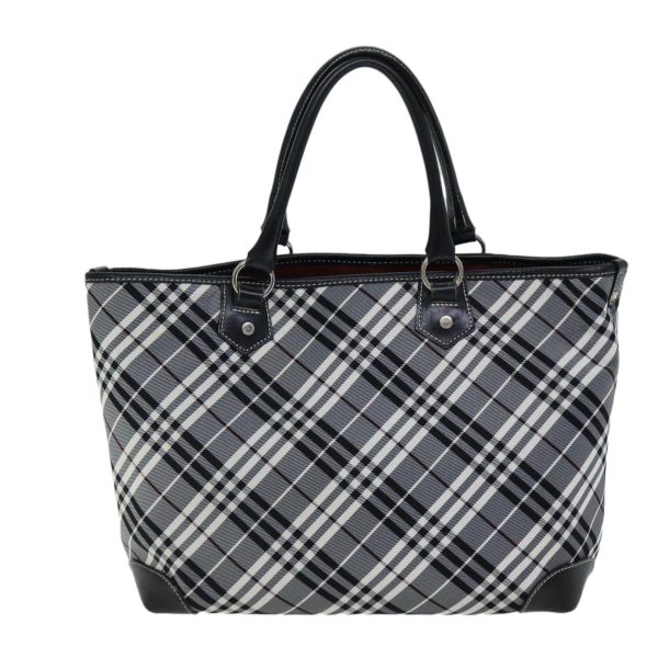 BURBERRY Nova Check Blue Label Hand Bag Nylon BlackNew bs14430 on Sale