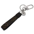 LOUIS VUITTON Monogram Porte Cles Slim Dragonne Key Ring M77165  ac2506 Online