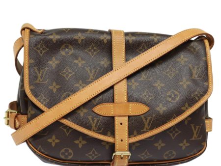 LOUIS VUITTON Monogram Saumur 30 Shoulder Bag M42256  80965A For Sale