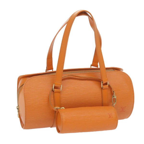 LOUIS VUITTON Epi Soufflot Hand Bag Orange Mandarin M5222H  59682A Online Hot Sale