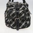 BURBERRY Nova Check Blue Label Hand Bag Nylon BlackNew bs15725 Cheap