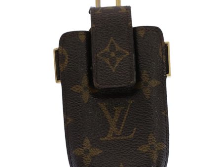 LOUIS VUITTON Monogram Etui Telephone International Phone Case M63064 Auth 58375 Online Hot Sale