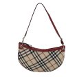 BURBERRY Nova Check Blue Label Hand Bag Beige RedNew ti1760 Online