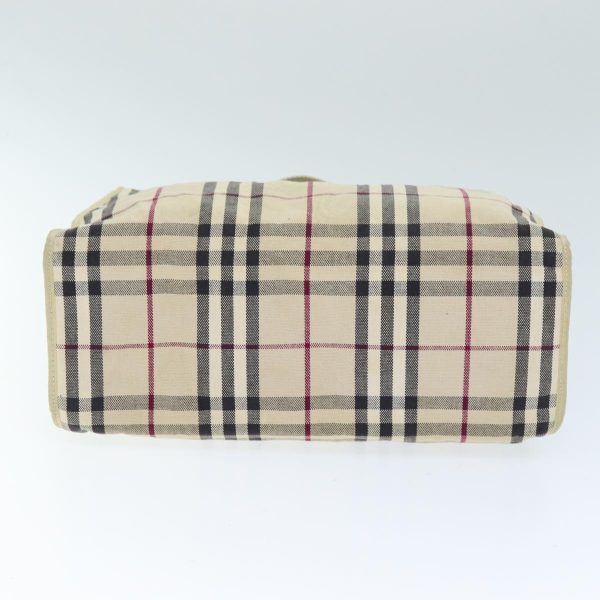 BURBERRY Nova Check Hand Bag Canvas BeigeNew ti1736 Online now