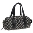 BURBERRY Nova Check Blue Label Hand Bag Nylon BlackNew bs15725 Cheap